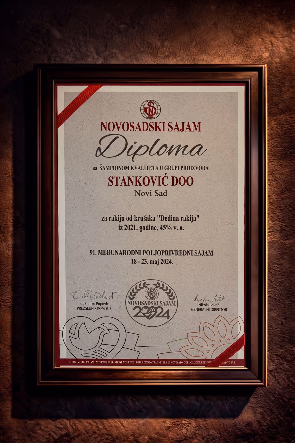 Kruška Viljamovka – velika zlatna medalja 2024